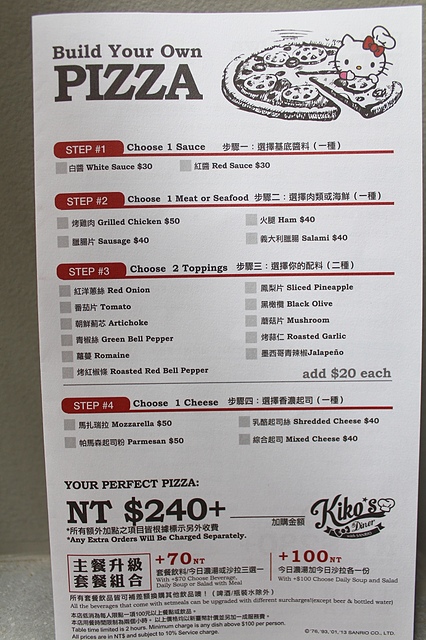 【捷運忠孝敦化】Kiko’s Diner 夏威夷漢堡排飯專賣店–卡哇伊的三麗鷗卡通主題美式餐廳!