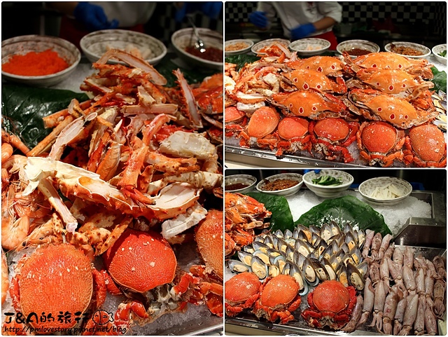 【台北車站】台北凱撒大飯店 Checkers自助餐廳–厚切生魚片.帝王蟹.馬卡龍吃到飽，假日用餐還送龍蝦、和牛握壽司唷! Caesar Park Taipei