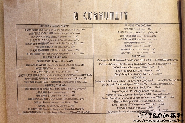 【捷運國父紀念館】A COMMUNITY–胭脂蝦薄片好特別!酥香爐烤鴨胸還不錯~ A COMMUNITY restaurant and bar