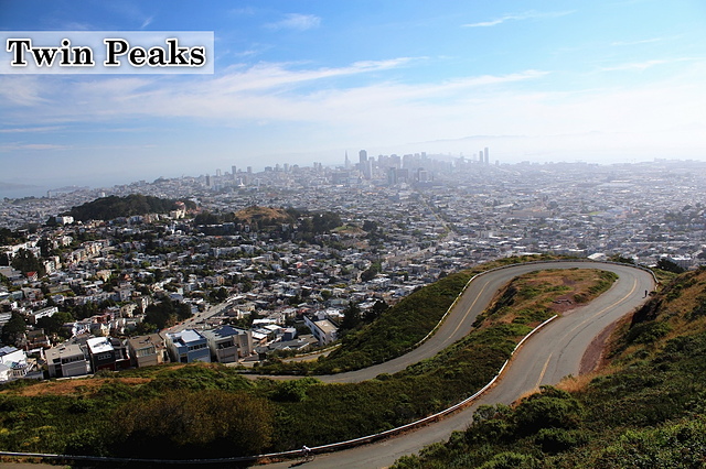 【美國西岸/舊金山 San Francisco】Lombard St. 九曲花街 & Twin peaks 雙子峰。舊金山夜景推薦/美國旅遊景點推薦/舊金山旅遊景點推薦/舊金山遊記/traveling in the US/美國遊記/Lombard Street/美西旅遊景點推薦