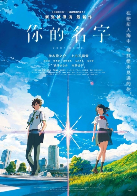 【電影心得】你的名字 Your Name (君の名は)。電影你的名字心得/電影你的名字影評/你的名字評論/君の名は影評/君の名は 映画レビュー